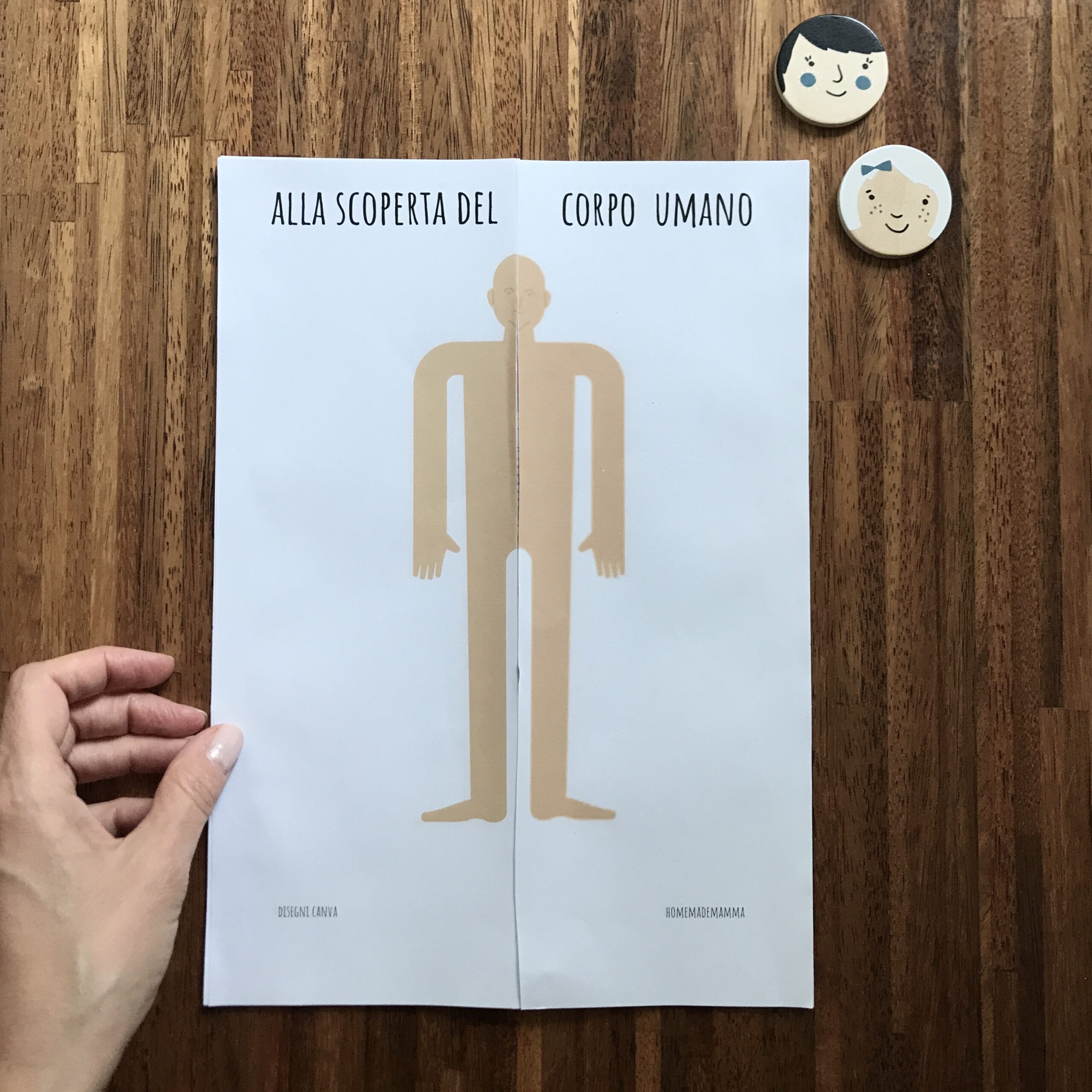 Il Corpo Umano - Libro corpo umano per bambini pop up