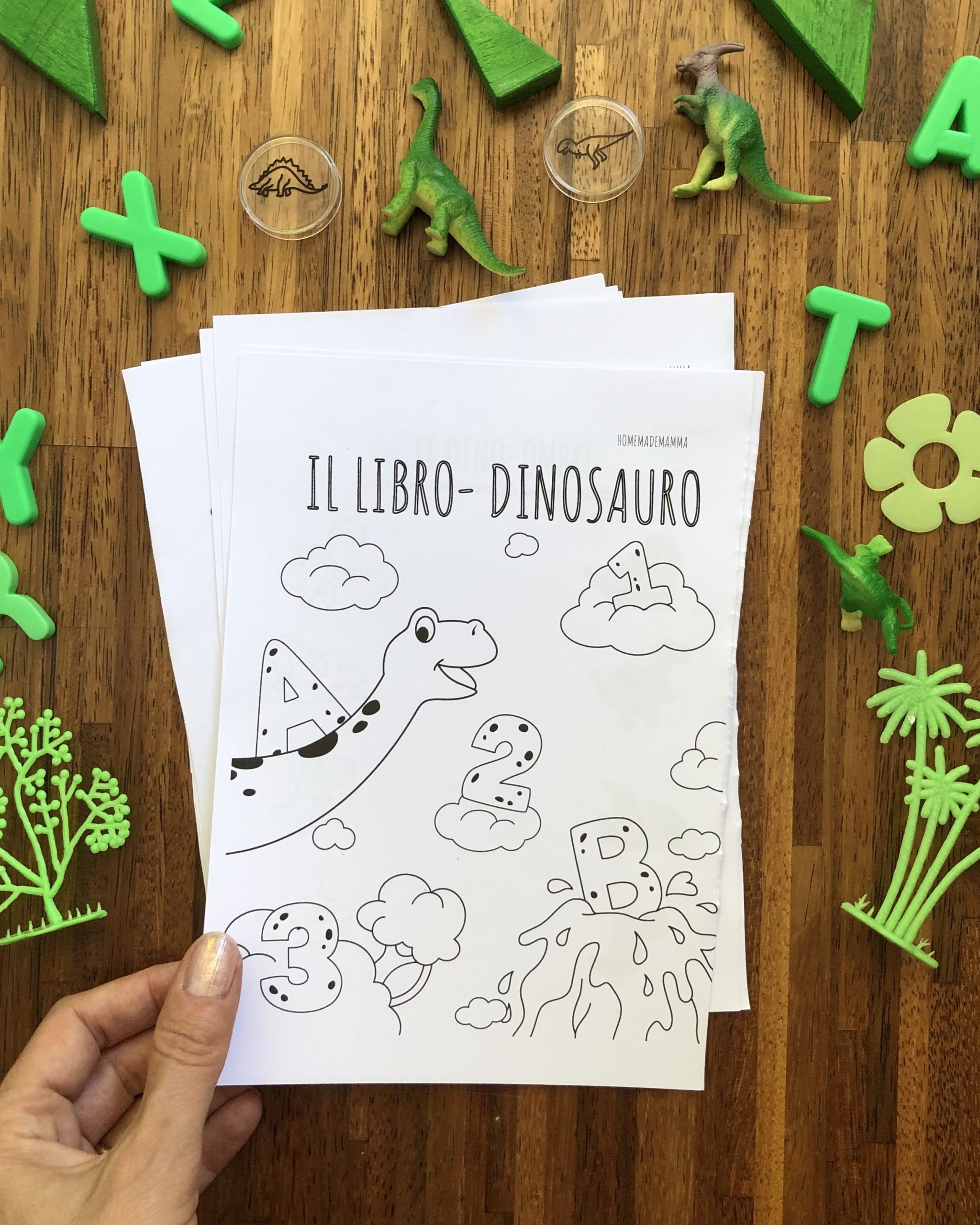 Libri Attività Bambini Creativi con i dinosauri: album da colorare per  bambini I libri prescolari 5 anni I lavoretti creativi per bambini